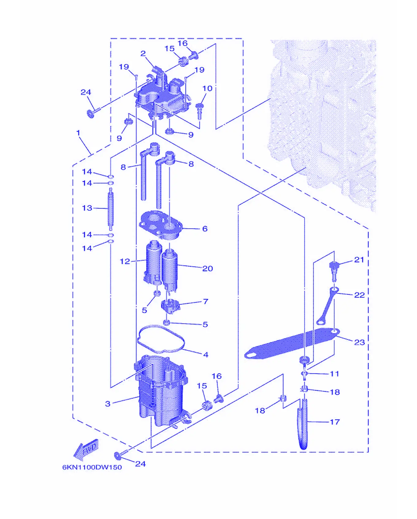 ベーパーセパレータ爆炸图